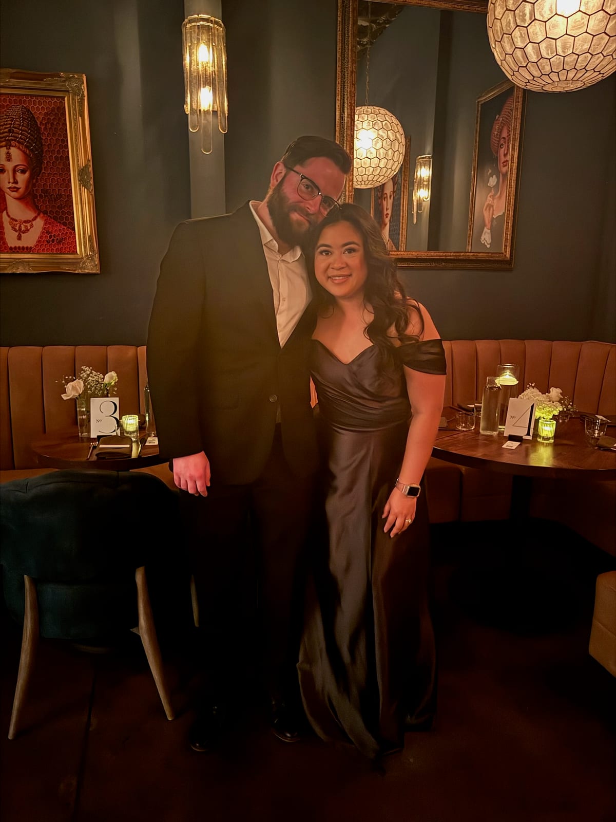 Dressed up for a night out